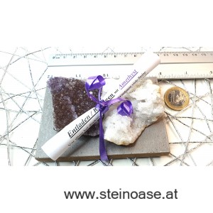 Set Reinigen & Aufladen mit Amethyst + Schneequarz